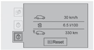 Citroën C4. Anzeige der Informationen