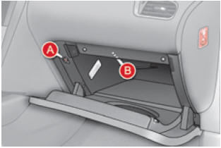 Citroën C4. Beleuchtetes Handschuhfach