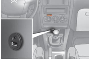 Citroën C4. USB-Gerät