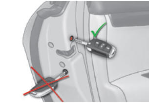 Citroën C4. Mechanische Kindersicherung