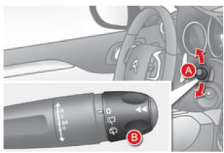 Citroën C4. Ausführung ohne Wischautomatik