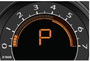 Citroën C4. Anzeigen im Kombiinstrument