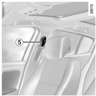 Renault Megane. Höheneinstellung der Sicherheitsgurte vorne