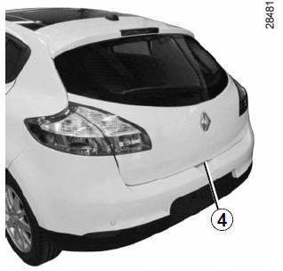 Renault Megane. Entriegelung des Fahrzeugs