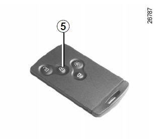 Renault Megane. Verriegelung mit Hilfe der RENAULT Keycard