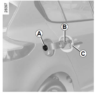 Renault Megane. Kraftstofftank 