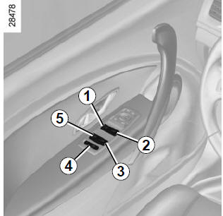 Renault Megane. Elektrische Fensterheber