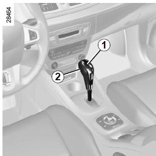 Renault Megane. Fahrstufenwahlhebel 1