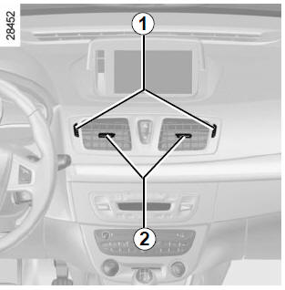 Renault Megane. Luftmenge