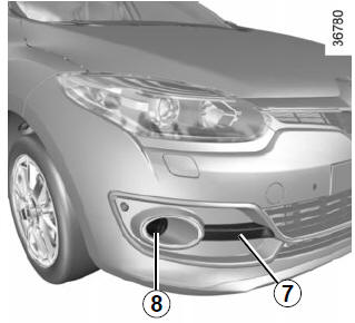 Renault Megane. Tagfahrlicht 