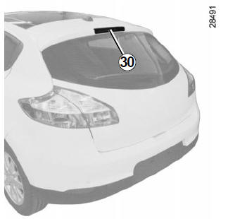 Renault Megane. Schlussleuchte und Bremsleuchte\ Blinkleuchte