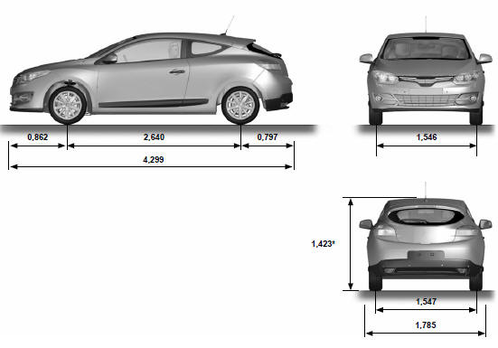 Renault Megane. 3-Türer