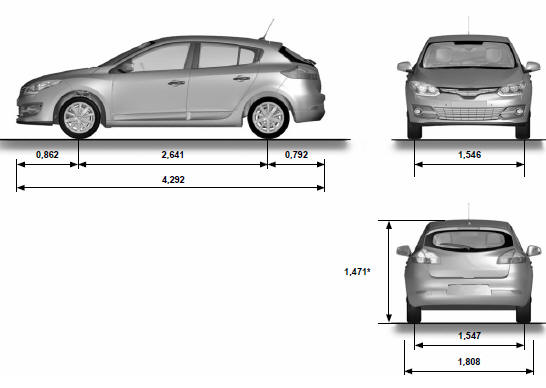 Renault Megane. 5-Türer