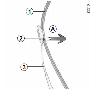 Renault Megane. Austausch der Wischerblätter vorne