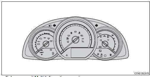 Toyota Corolla. Kombiinstrument