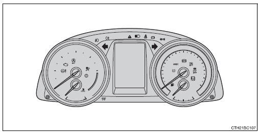 Toyota Corolla. Kombiinstrument