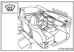 Toyota Corolla. Entfernen von Beschlag auf der Frontscheibe