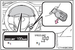 Toyota Corolla. Festlegen der Fahrzeuggeschwindigkeit