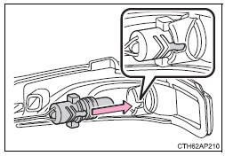 Toyota Corolla. Seitlicher Fahrtrichtungsanzeiger