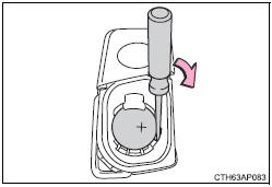 Toyota Corolla. Austausch der Batterie