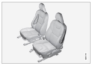 Volvo V40. Seitenairbag (SIPS)