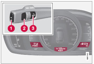 Volvo V40. Bordcomputer - digitales Kombinationsinstrument