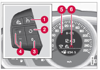 Volvo V40. Vorübergehende Deaktivierung - Bereitschaftsmodus