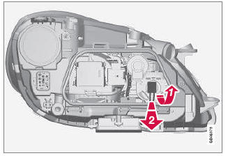 Volvo V40. Extra Fernlicht