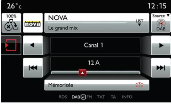 Citroën C4. 7 Zoll (17 cm) Touchscreen 