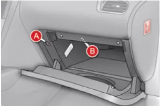 Citroën C4. Beleuchtetes Handschuhfach
