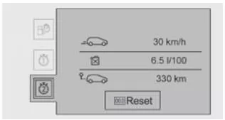 Citroën C4. Anzeige der Informationen
