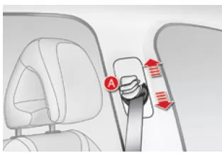 Citroën C4. Höhenverstellung