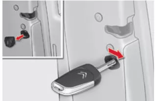Citroën C4. Verriegeln der Beifahrertüren