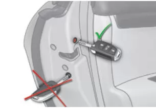 Citroën C4. Mechanische Kindersicherung