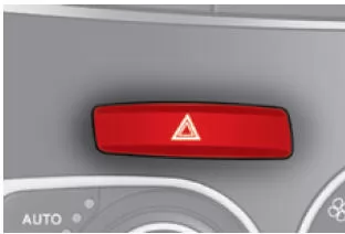 Citroën C4. Warnblinker 