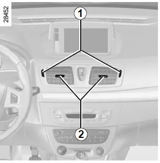 Renault Megane. Luftmenge