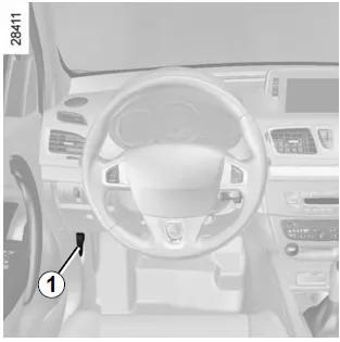 Renault Megane. Motorhaube 