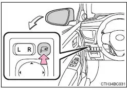 Toyota Corolla. Manuelles Einklappen der Spiegel