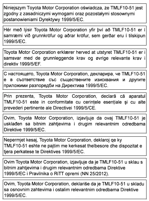 Toyota Corolla. Zertifizierung für das intelligente Einstiegs- & Startsystem