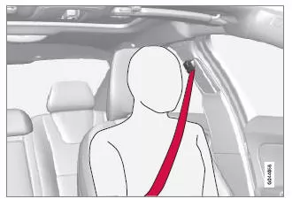 Volvo V40. Sicherheitsgurt - anlegen