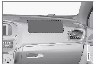 Volvo V40. Beifahrerairbag