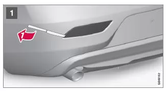 Volvo V40. Nebelschlussleuchte