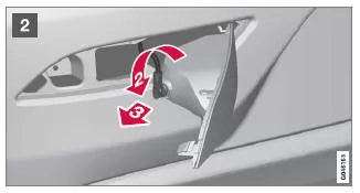 Volvo V40. Nebelschlussleuchte